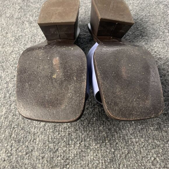 Paloma Wool Thong Sandals Moon Moon Leather Brown Blue Size 41 EU / 10.5 US - Picture 10 of 13